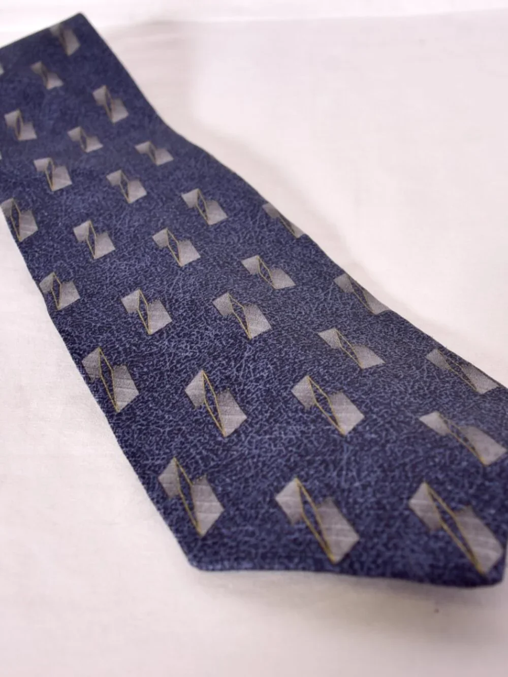 Palatina Men's Tie Blue & Grey